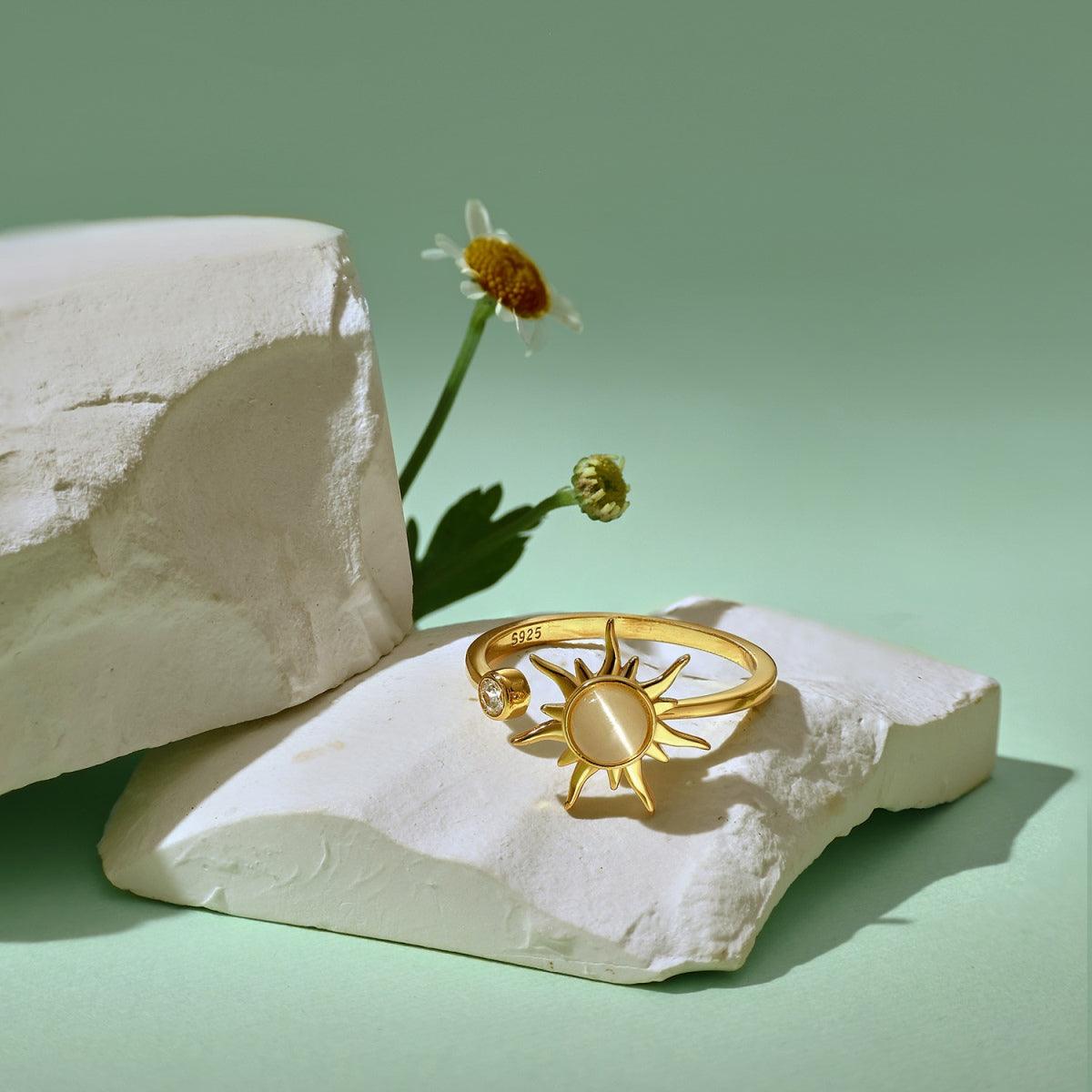 anello_sole_in_argento - cucciolagioielli