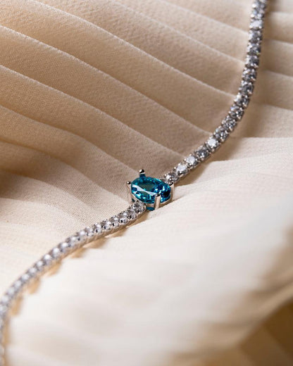bracciale_donna_Tennis_pietra_azzurra - cucciolagioielli