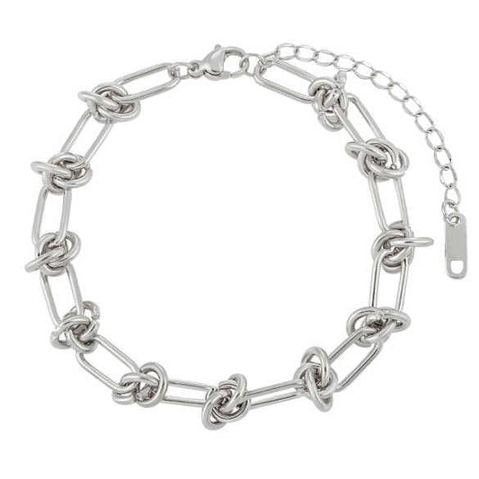 bracciale in acciaio filo spinato di Cucciola Gioielli
