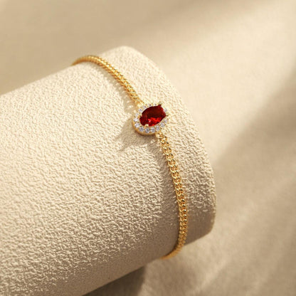 bracciale_pietra_rossa - cucciolagioielli