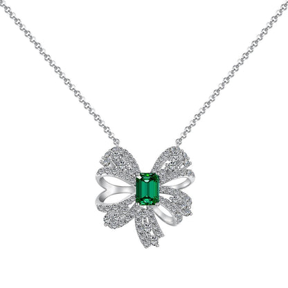 collana in argento con fiocco di Cucciola