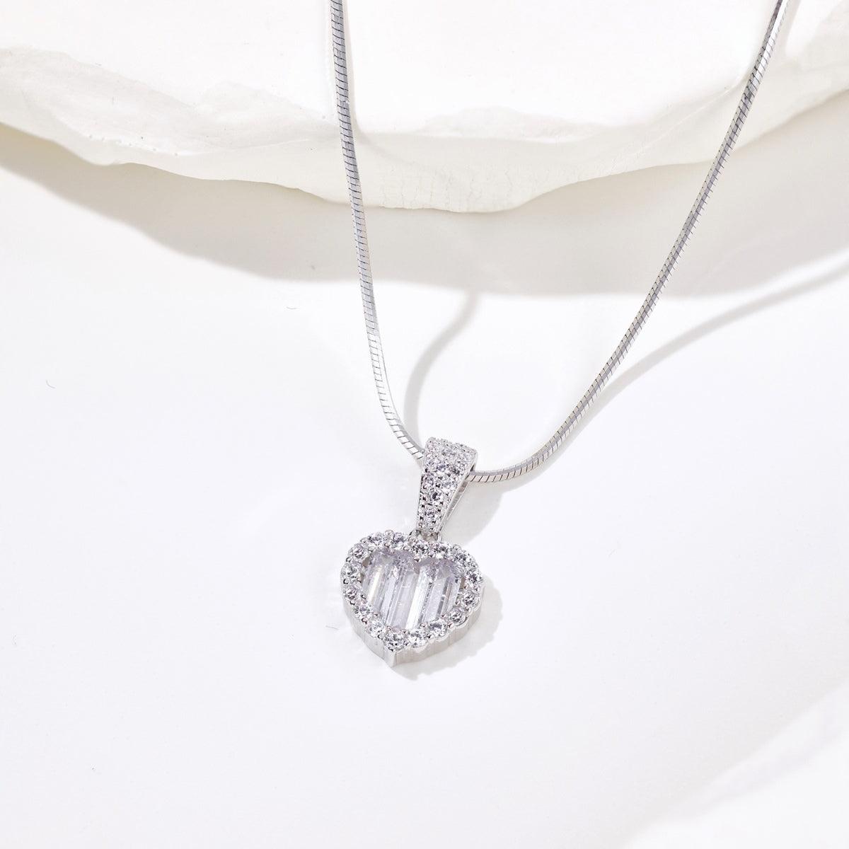 collana argento Calipso cuore pendente