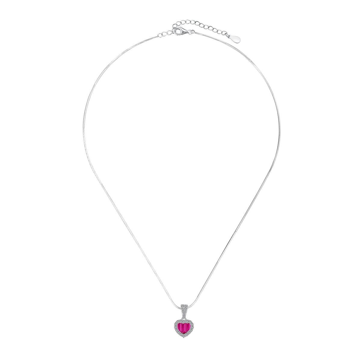 Collana Cuore Pendente Calipso Argento di Cucciola 