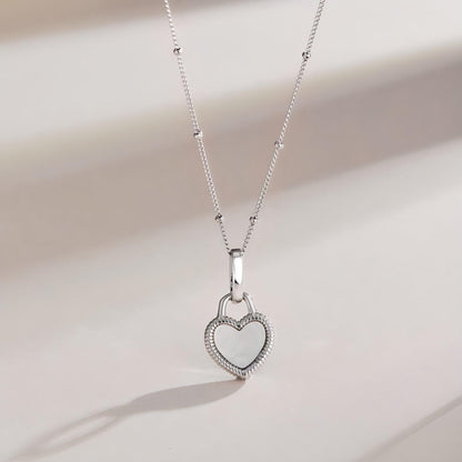 collana cuore nero
