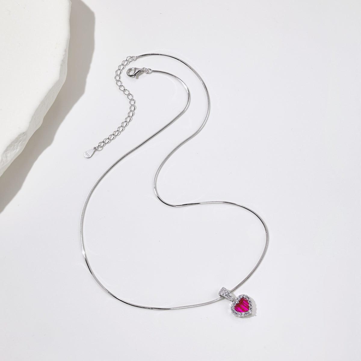 collana argento cuore pendente di Cucciola