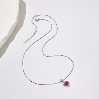 collana argento cuore pendente di Cucciola