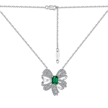 collana in argento Estia fiocco di Cucciola