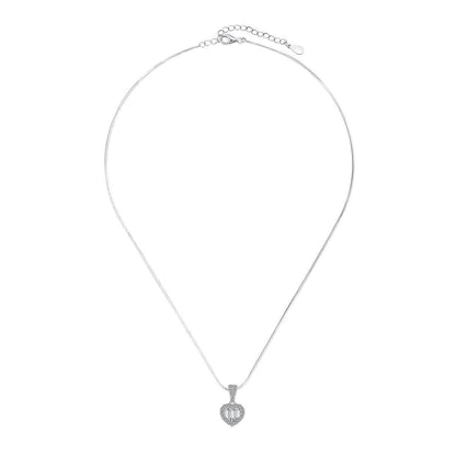 collana donna argento cuore Calipso