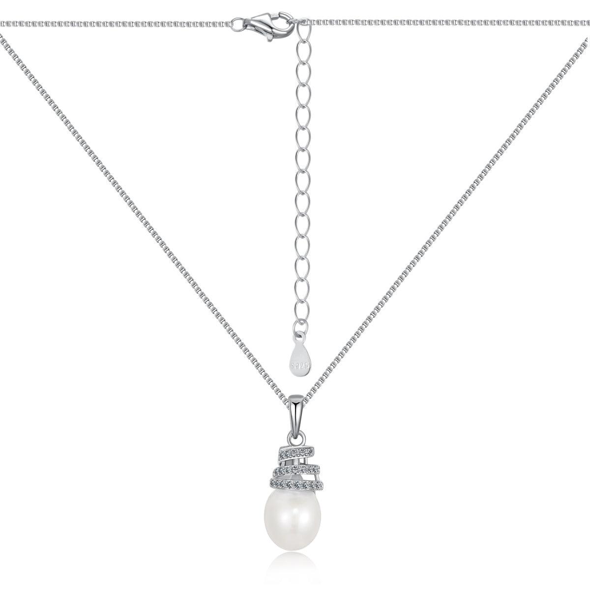 collana eraclea perla in argento Cucciola Gioielli