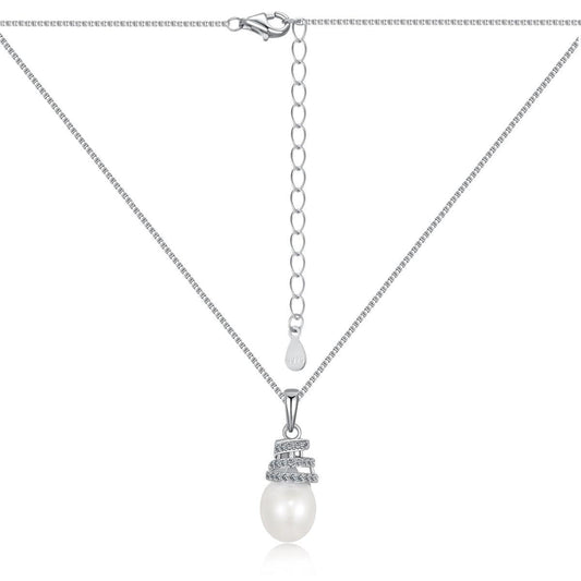 collana eraclea perla in argento Cucciola Gioielli