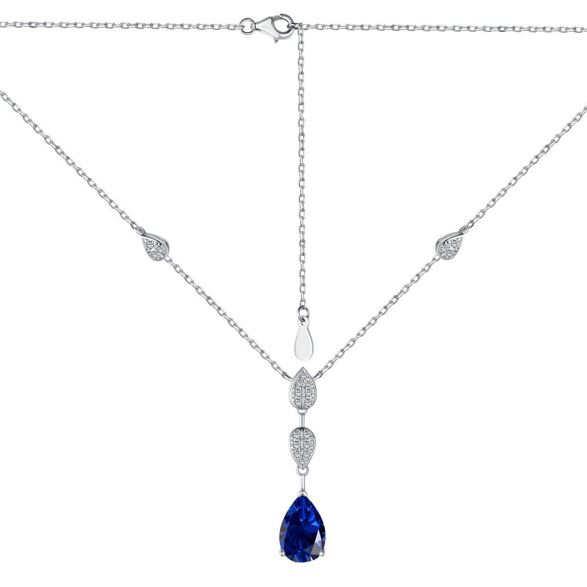 Collana in Argento Scilla Pietra Blu di Cucciola Gioielli