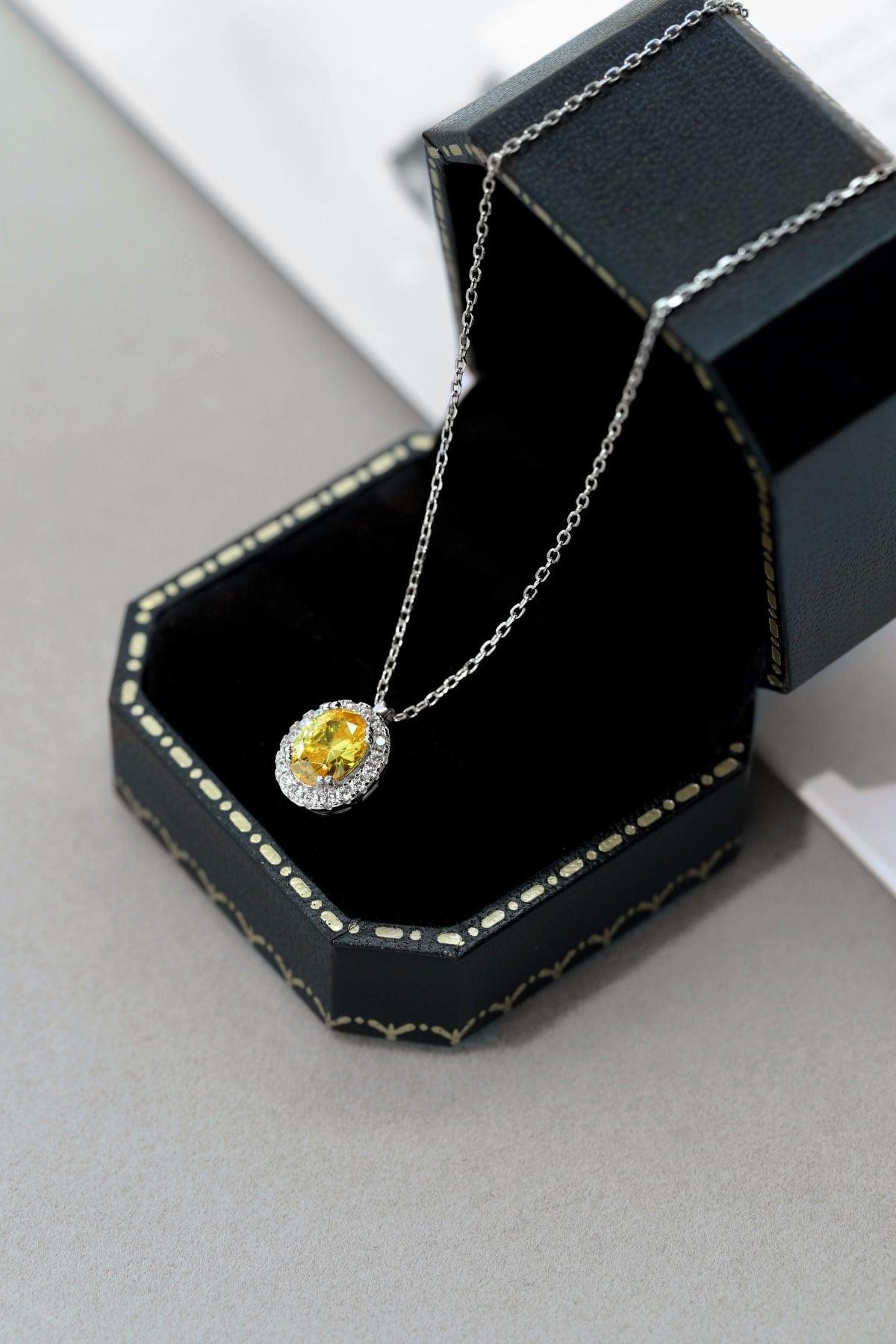 collana pietra gialla Cucciola Gioielli