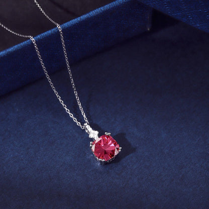 Collana Argento Coco Pietra Rossa Cucciola Gioielli