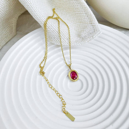 collana pietra rossa Fuoco di Cucciola Gioielli