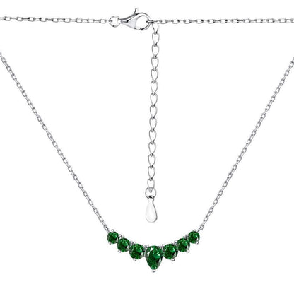 Collana Pietra Verde in Argento 