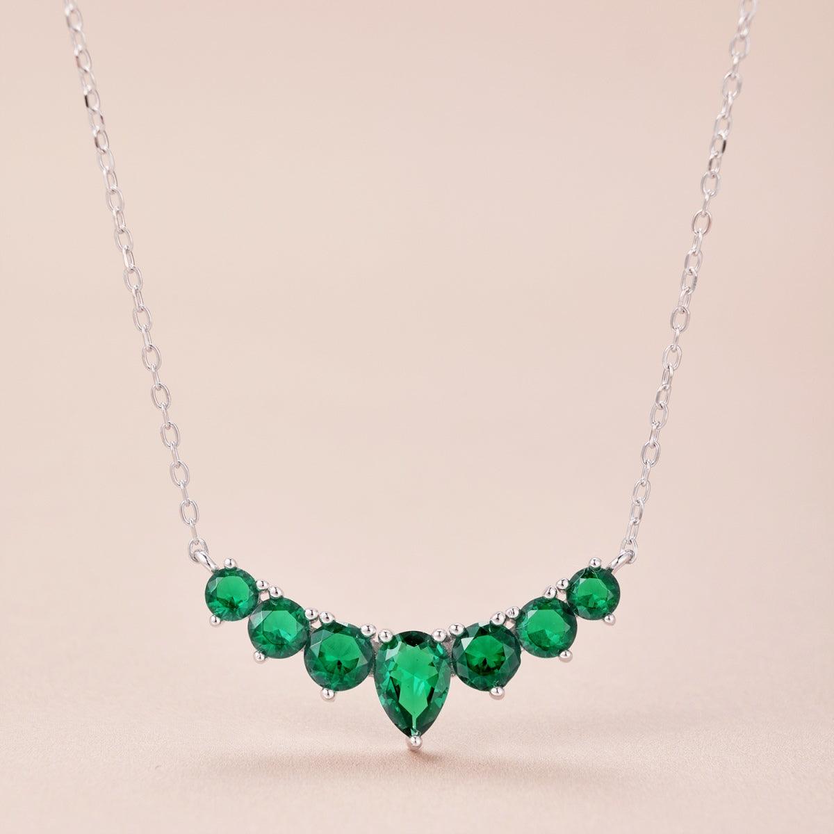 Collana Pietra Verde in Argento 925