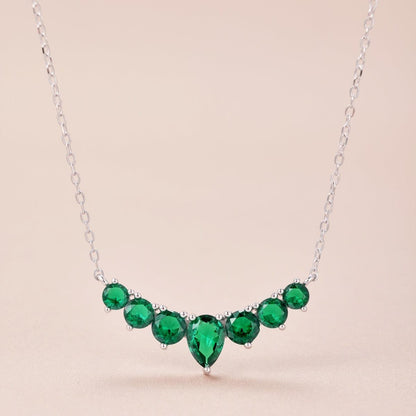 Collana Pietra Verde in Argento 925