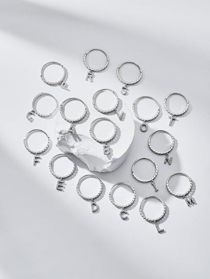 Anello Lettera G Argento