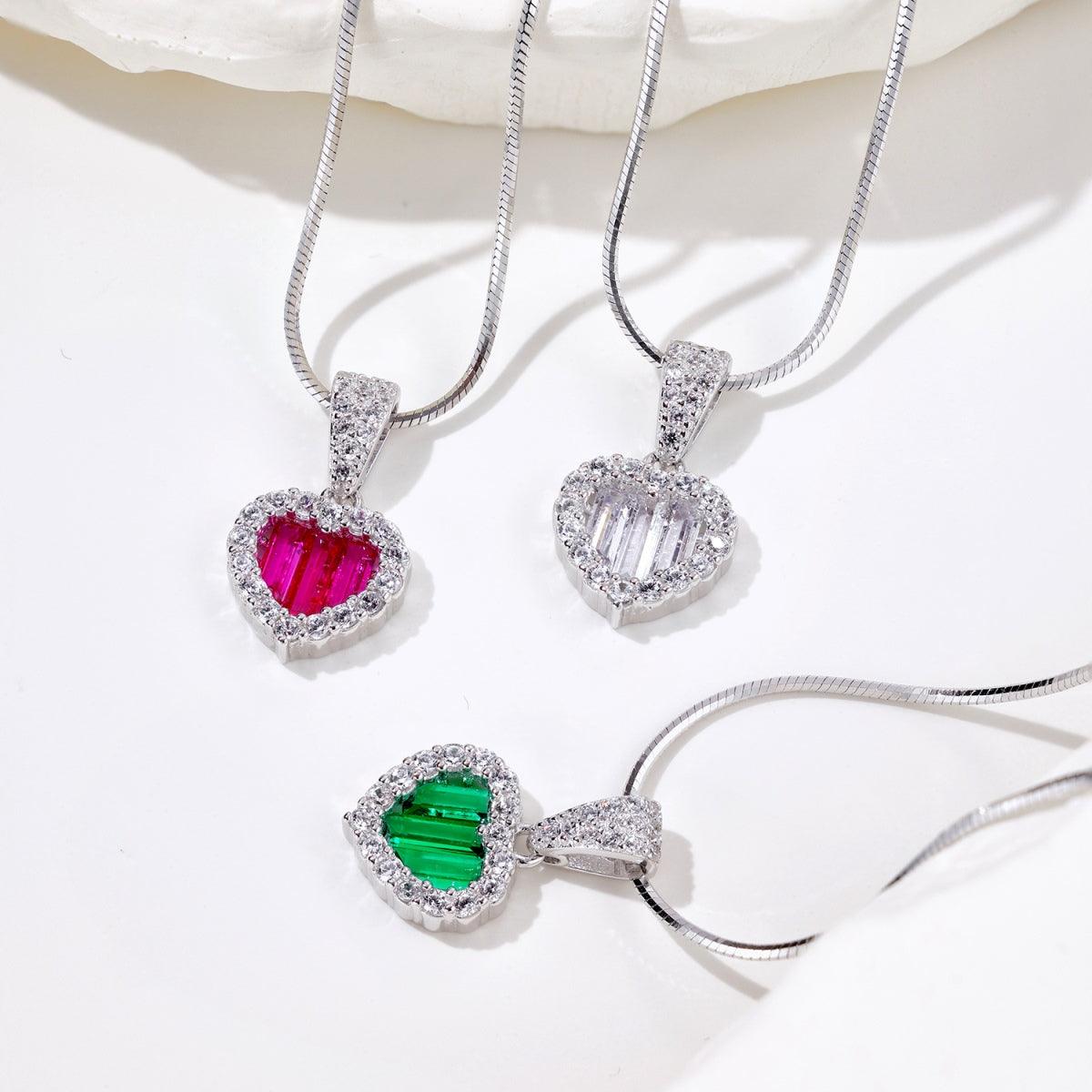 Collezione in argento Cuore Verde Calipso di Cucciola 
