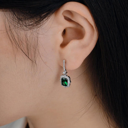 orecchini argento Notti Pietra Verde