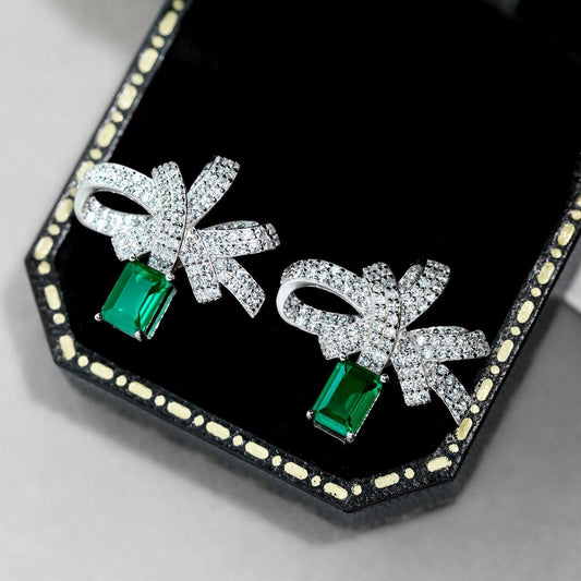 Orecchini in Argento Fiocco Regalo di Cucciola