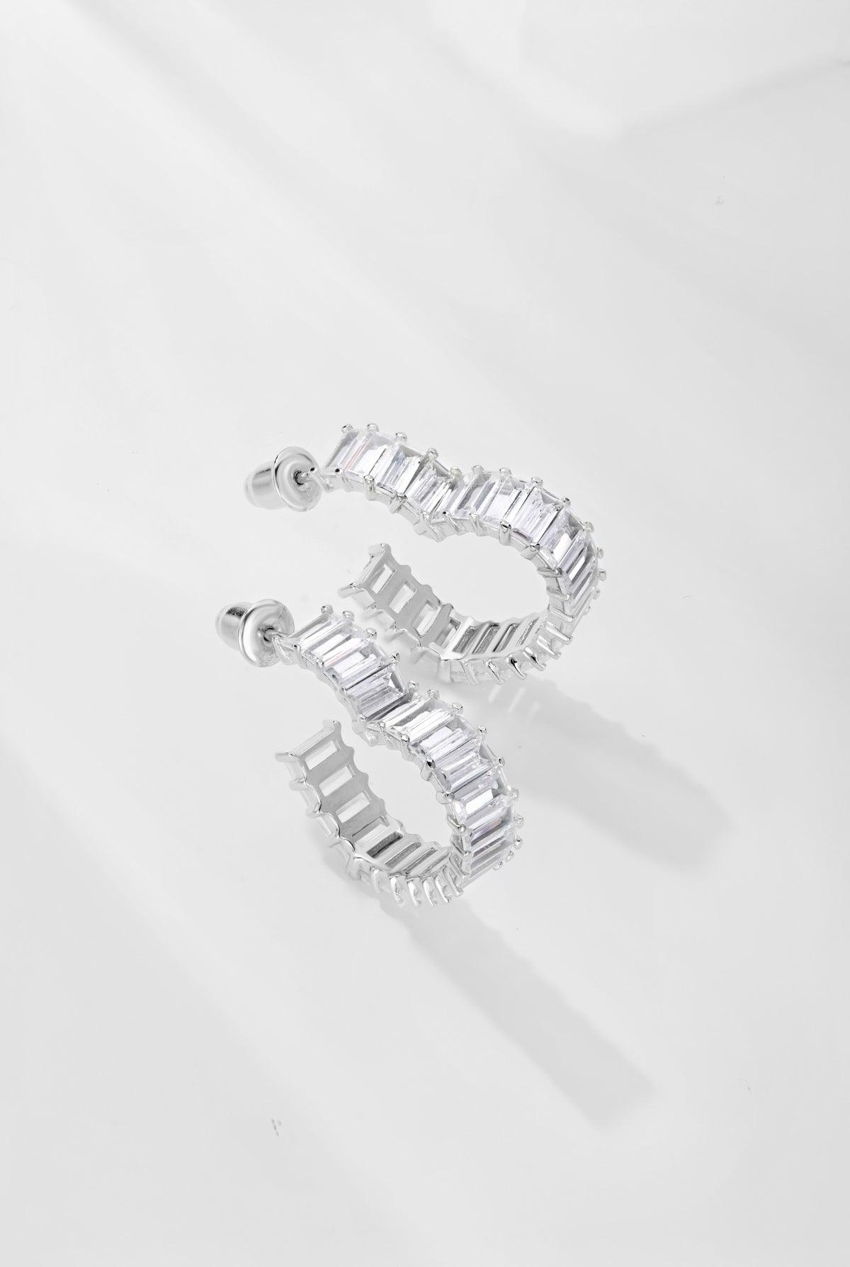 orecchini in argento cuore