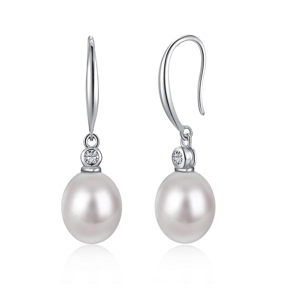 Orecchini perla argento