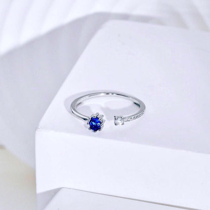 Anello Pietra Blu  | Cucciola Gioielli