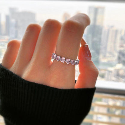 anello_Corona_pietra_rosa - cucciolagioielli