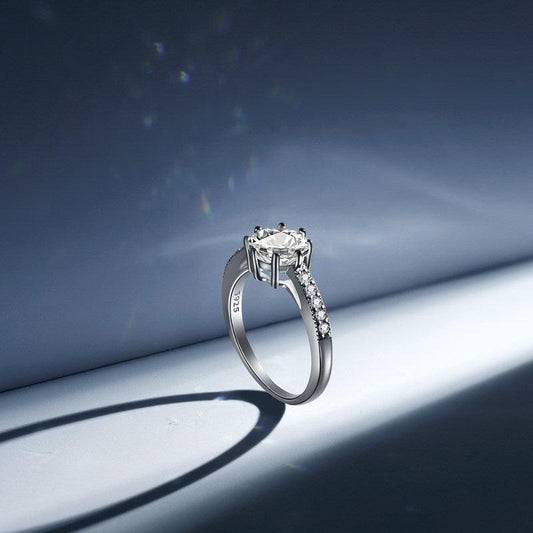 anello con pietra ottagonale di Cucciola Gioielli 
