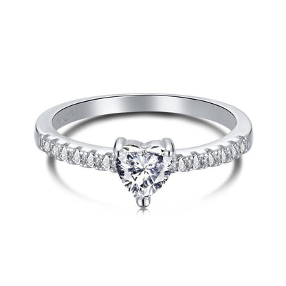 Anello Cuore in Argento di Cucciola Gioielli