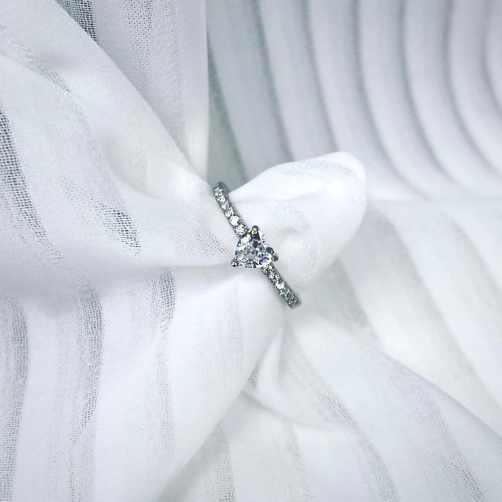 Anello Cuore in Argento di Cucciola