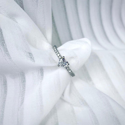Anello Cuore in Argento di Cucciola