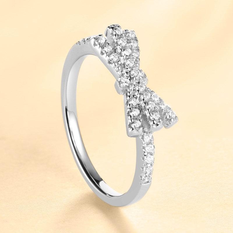 Anello con fiocco in Argento | Cucciola Gioielli 