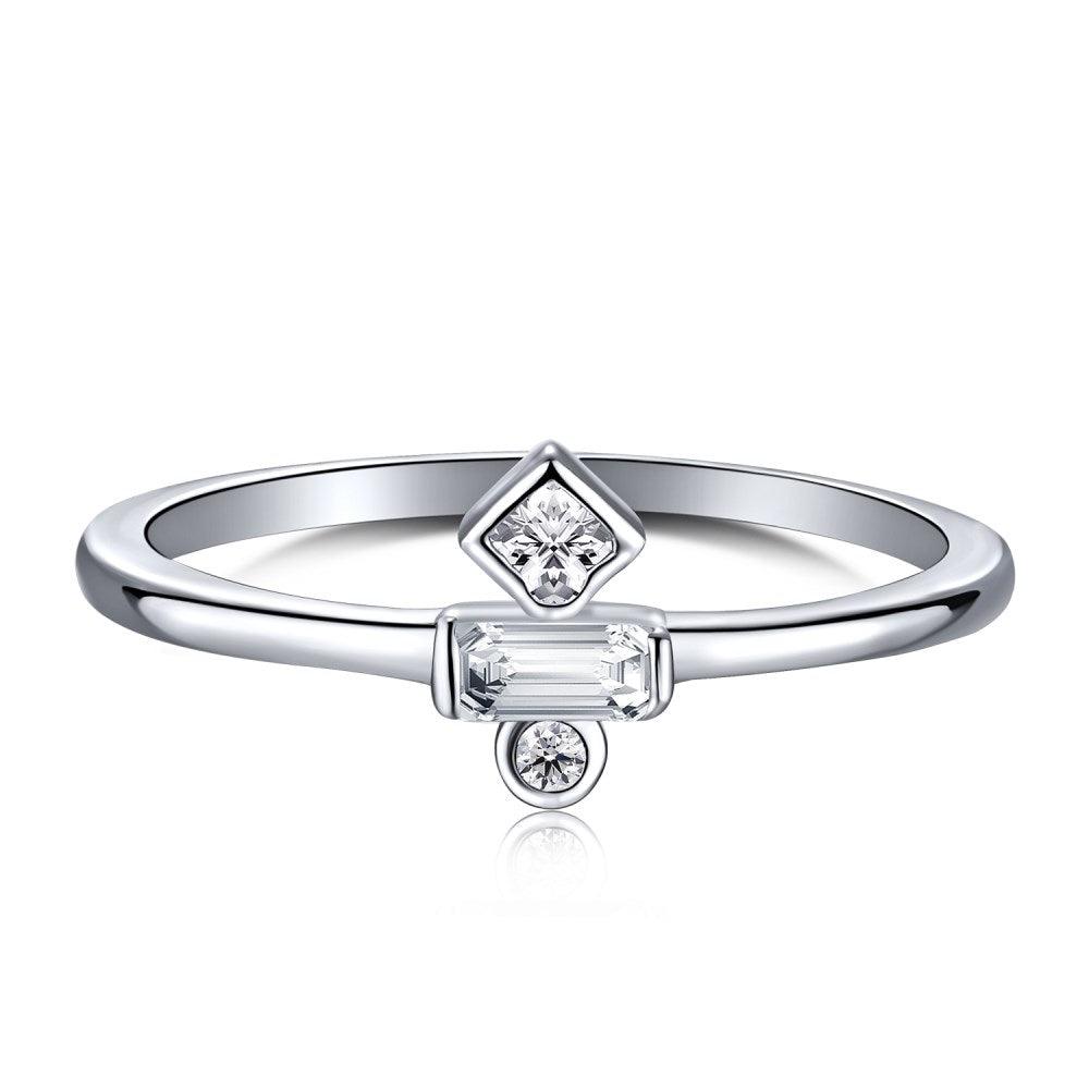 Anello Argento Forme Geometriche | Cucciola Gioielli