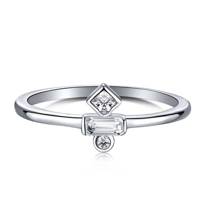 Anello Argento Forme Geometriche | Cucciola Gioielli