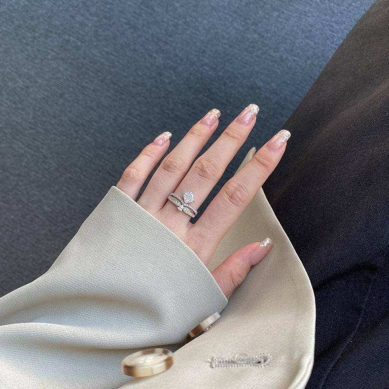 anello_principesa_Cucciola_argento_e_zirconi - cucciolagioielli