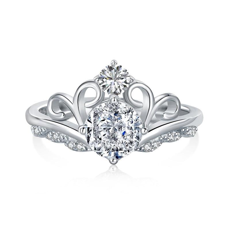 Anello Tiara in Argento