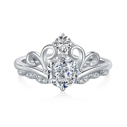 Anello Tiara in Argento