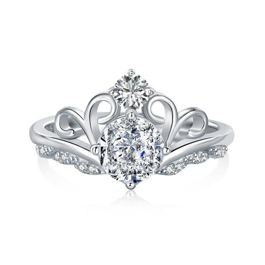 Anello Tiara in Argento