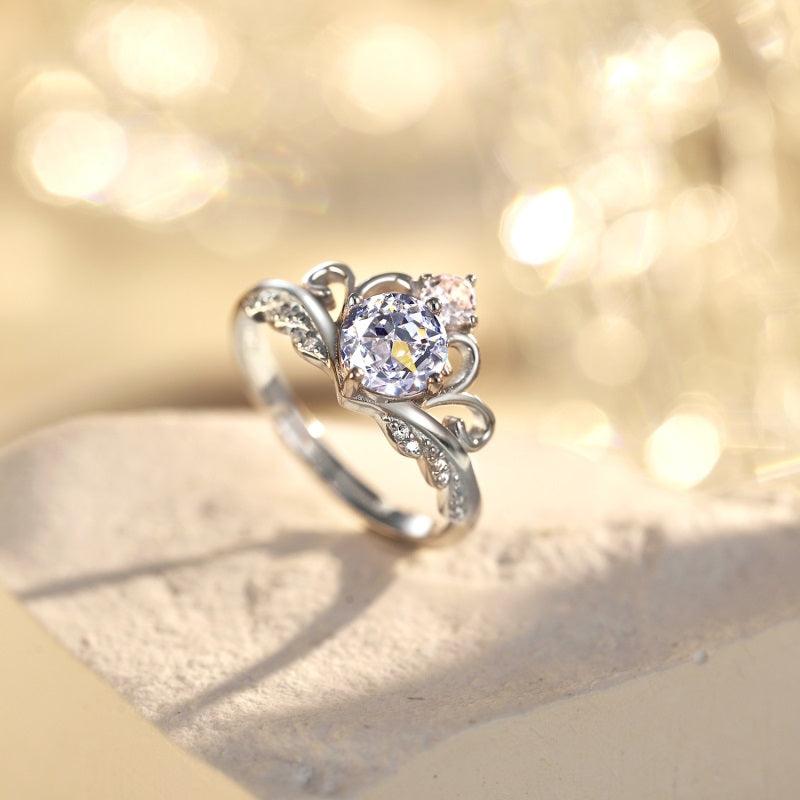 anello_tiara_in_argento_e_zirconi - cucciolagioielli