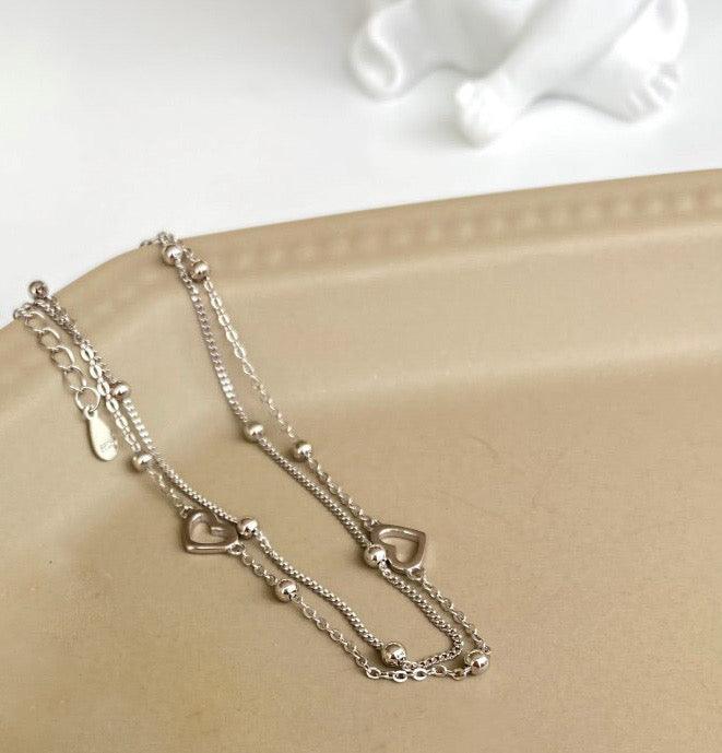 bracciale cuore in argento 925 cucciola gioielli