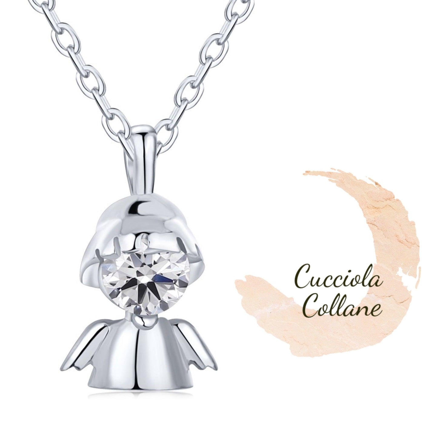 Collane in Argento Angelo pendente | Cucciola Gioielli