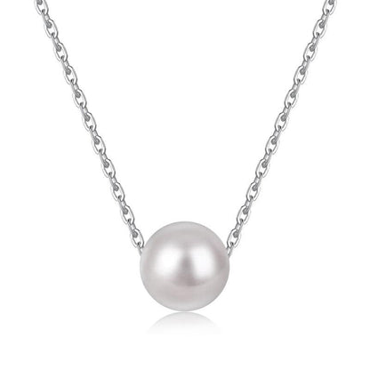 Collana perla bucata in Argento | Cucciola Gioielli