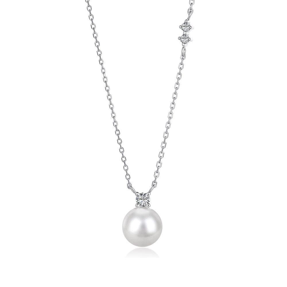 Collana argento perla pendaison