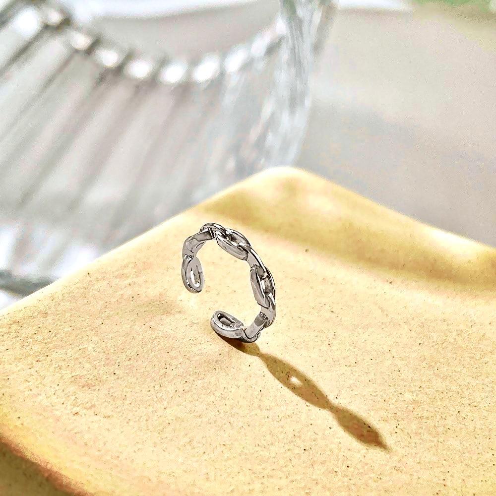 Orecchini a Clip Catena in Argento firmati Cucciola Gioielli