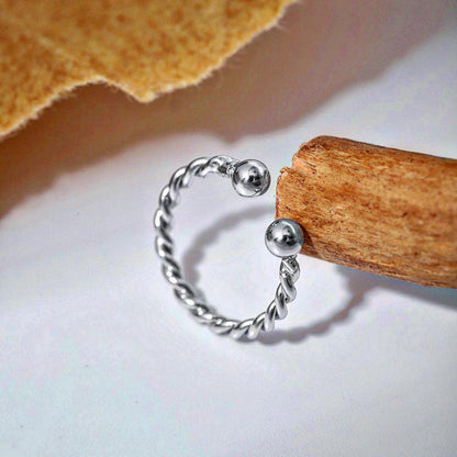 orecchini clip intreccio senza nickel Cucciola Gioielli