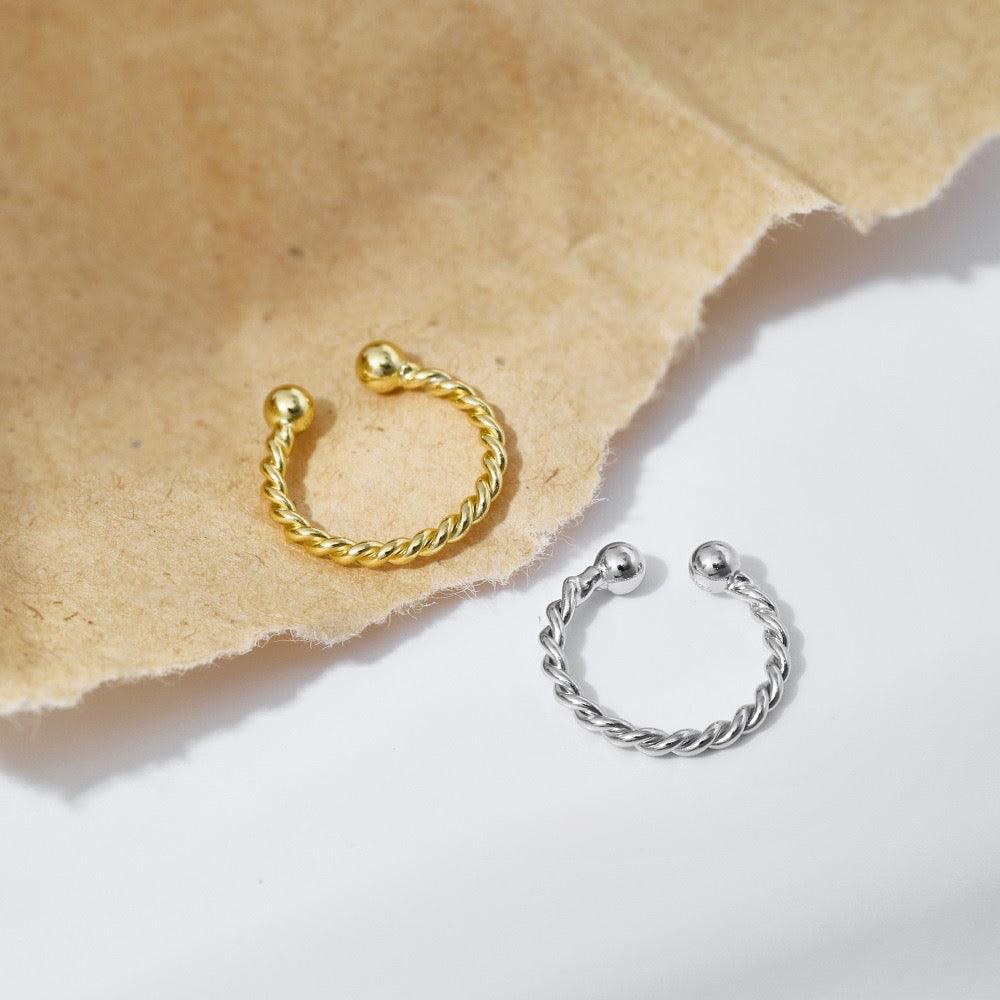 orecchini clip oro di Cucciola Gioielli