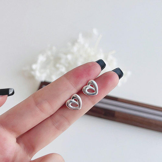 Orecchini in Argento cuore intrecciato Cucciola Gioielli