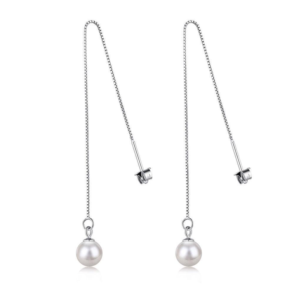 Orecchini Perla Cadente in Argento | Cucciola Gioielli